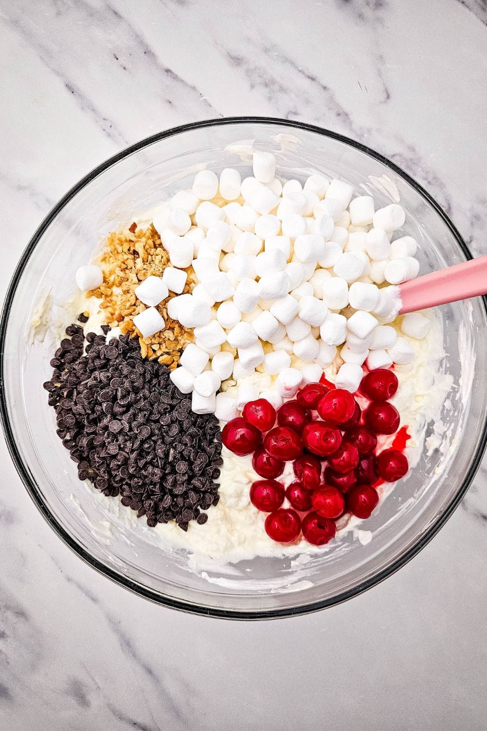 Banana Split Fluff Salad - Nostalgic, No Bake & Easy