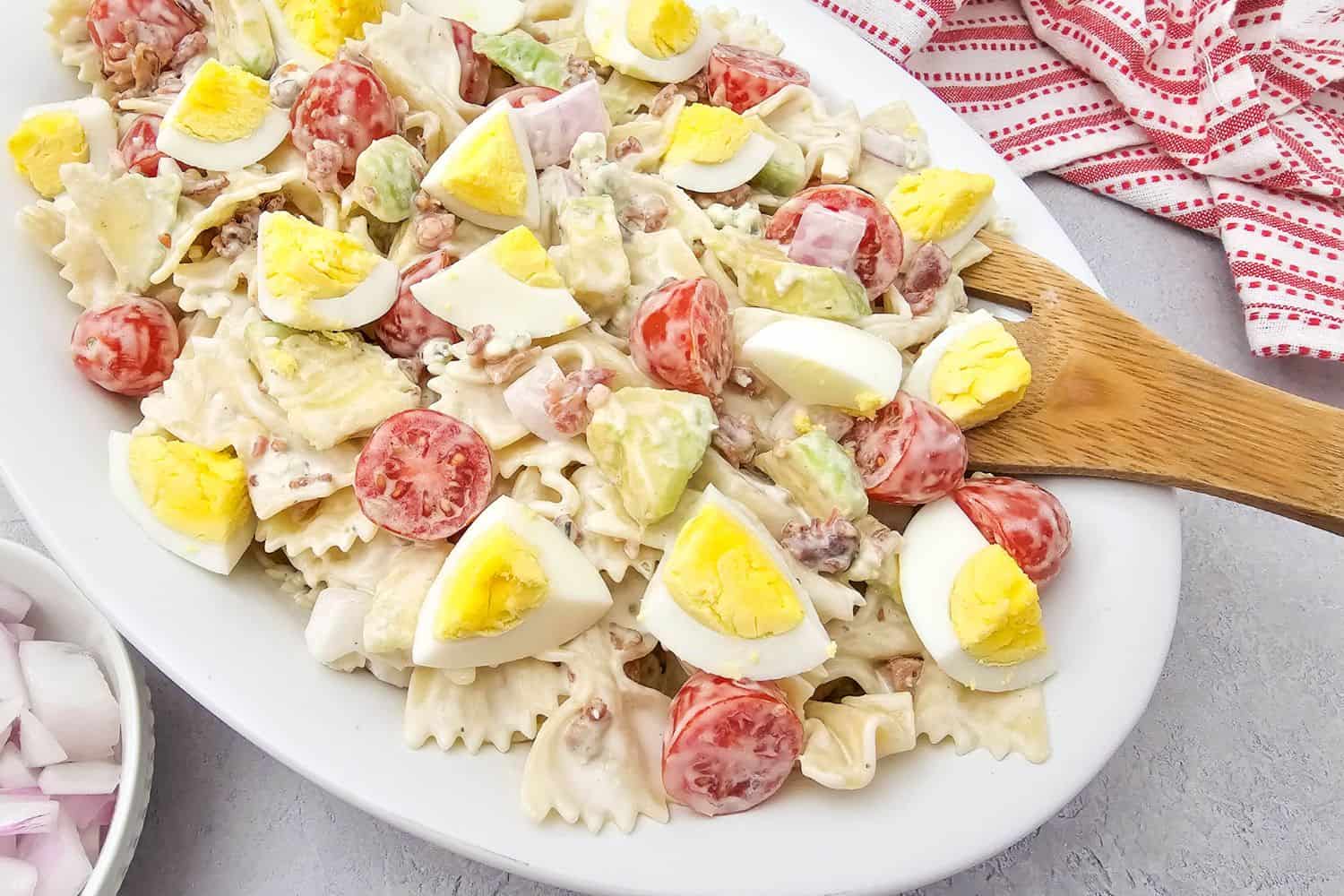 Cobb Pasta Salad - A Classic Made Hearty · Artsy Fartsy Life