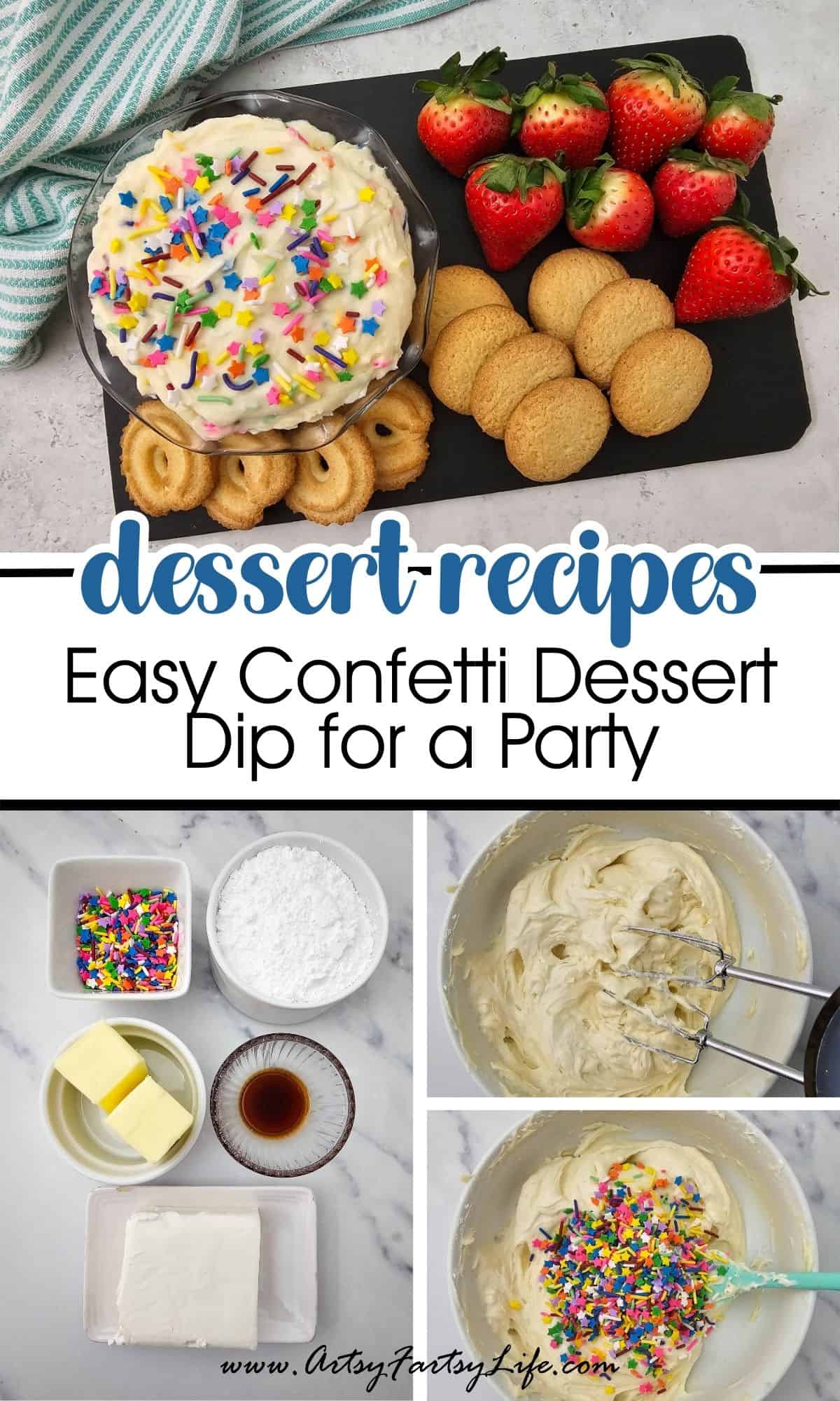 Confetti Dessert Dip - The Easy Party Dip Everyone Asks For