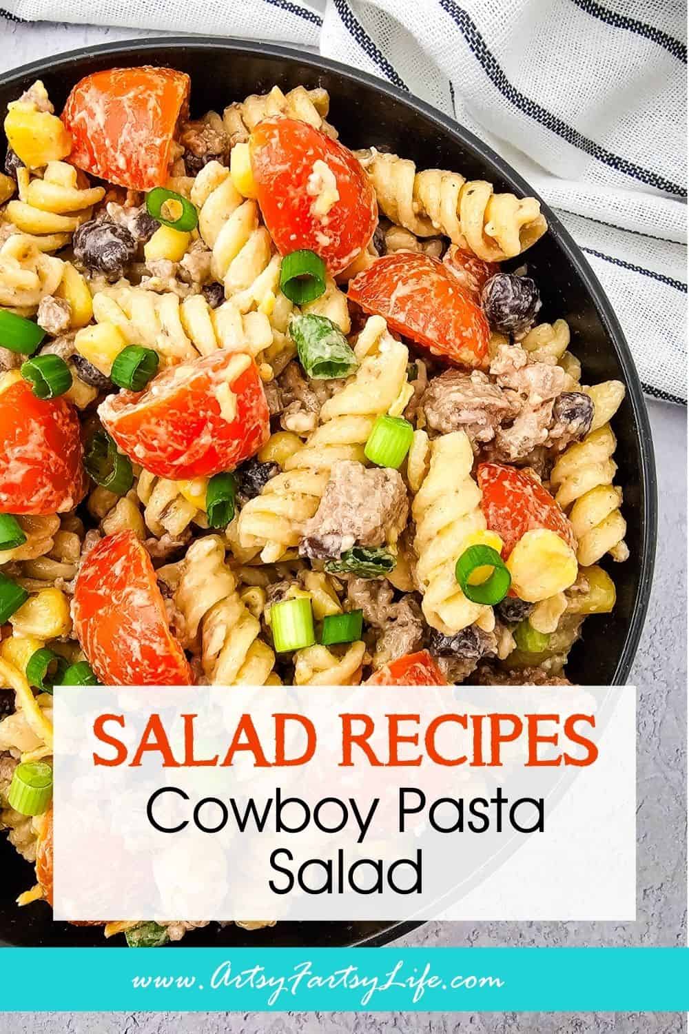 Cowboy Pasta Salad - The Ultimate Summer BBQ Cookout Recipe
