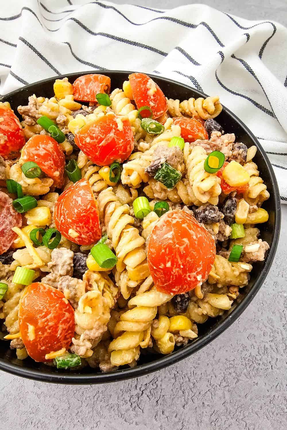 Cowboy Pasta Salad - The Ultimate Summer BBQ Cookout Recipe