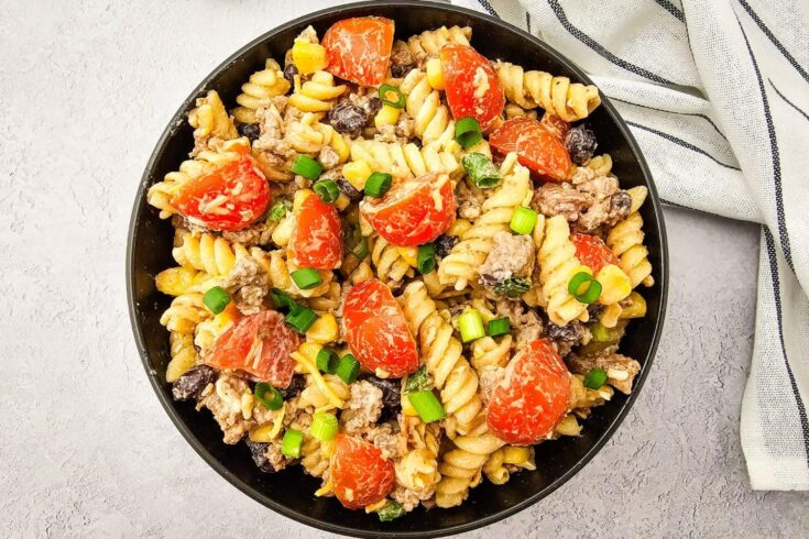 Cowboy Pasta Salad - The Ultimate Summer BBQ Cookout Recipe
