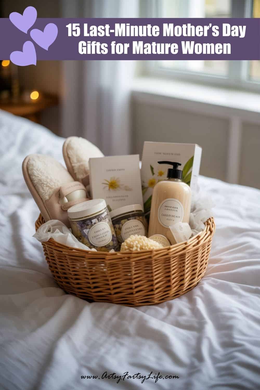 10. A Cozy Self-Care Basket