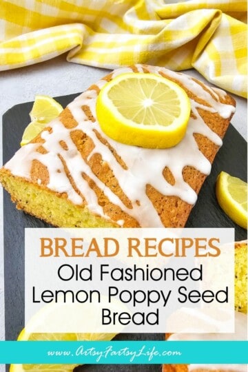 Old Fashioned Lemon Poppy Seed Bread - Easy Cake Mix Recipe