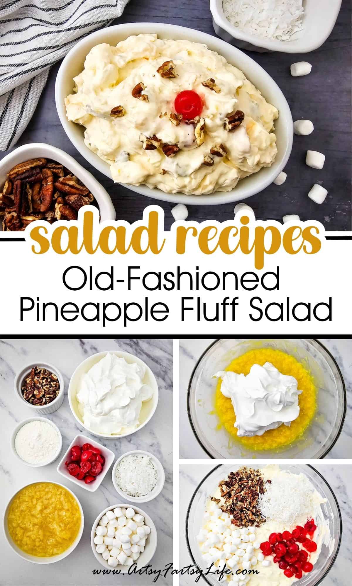 Old-Fashioned Pineapple Fluff Salad - A Retro Classic That Never Gets Old