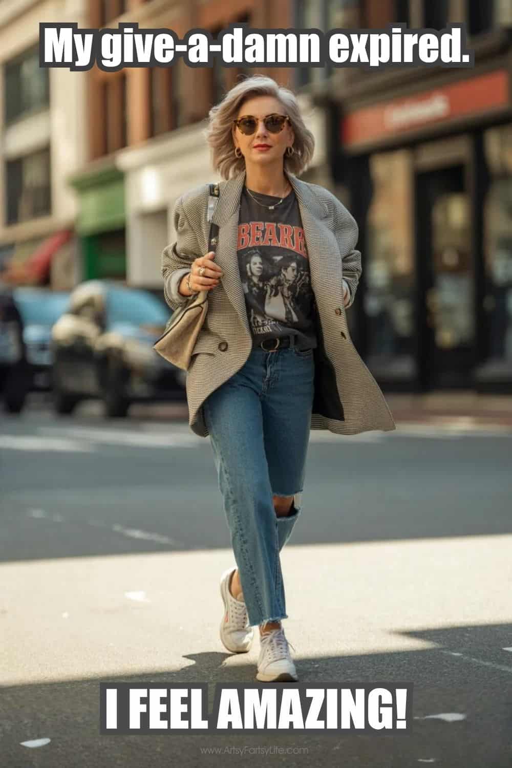 "My give-a-damn expired. I feel amazing."