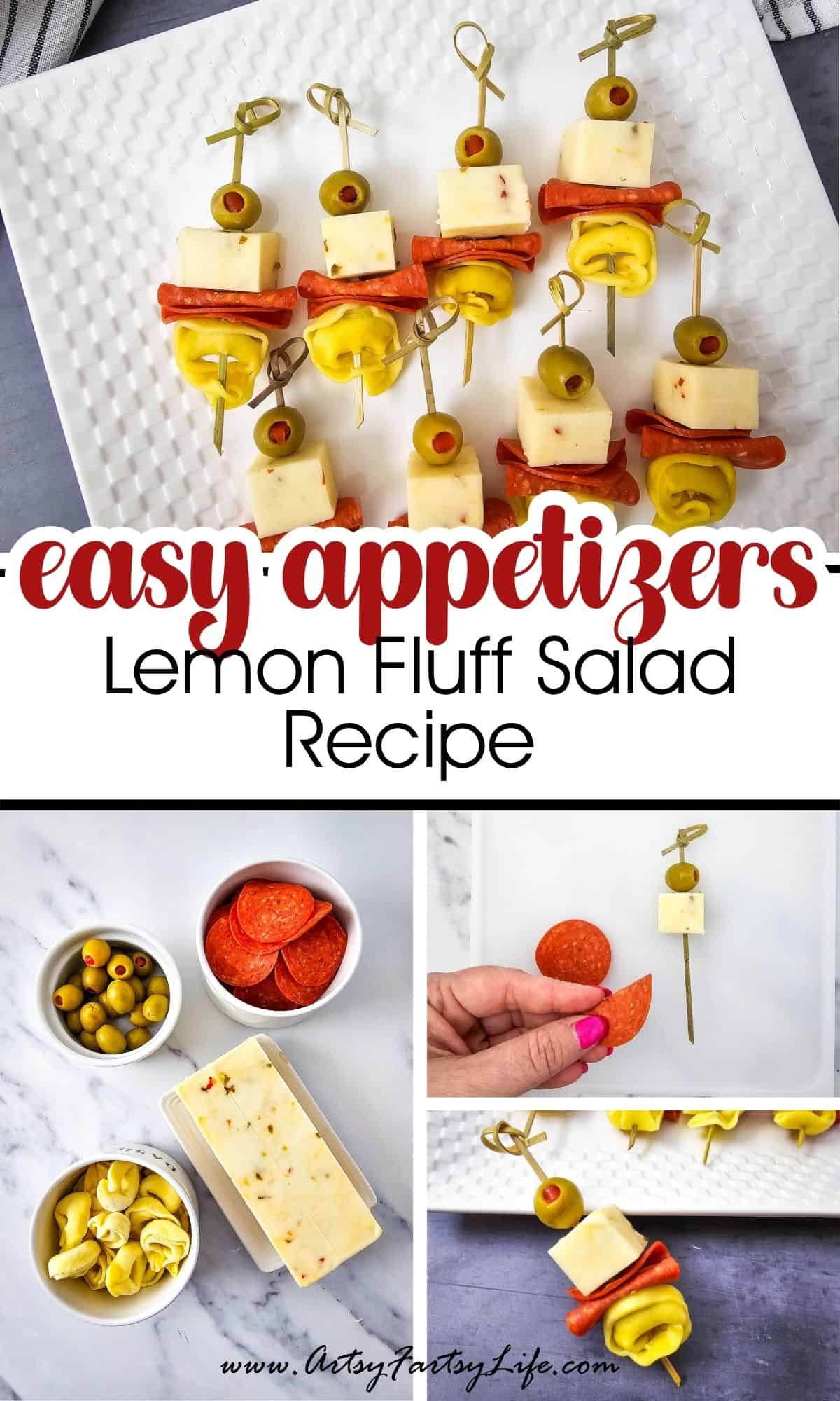 Tortellini Antipasto Skewers (Easy Party Appetizer)