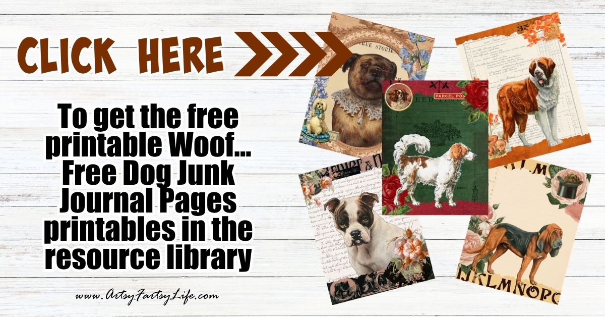 Free Vintage Dog Junk Journal Pages – Victorian Pups & Antique Ephemera