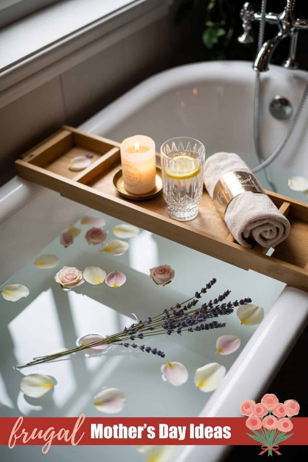 5. Draw a Luxurious Herbal Bath on Her Behalf