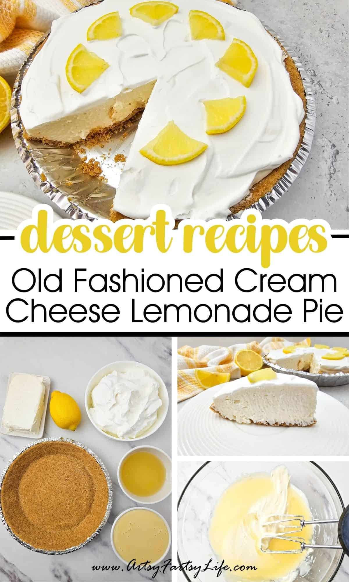 Old-Fashioned Cream Cheese Lemonade Pie — The Easy No-Bake Version Grandma Never Made
