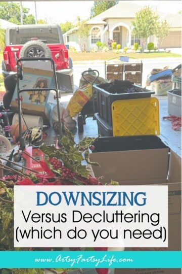 Decluttering vs. Downsizing - What's Actually the Difference? (And Which One Do You Need?)