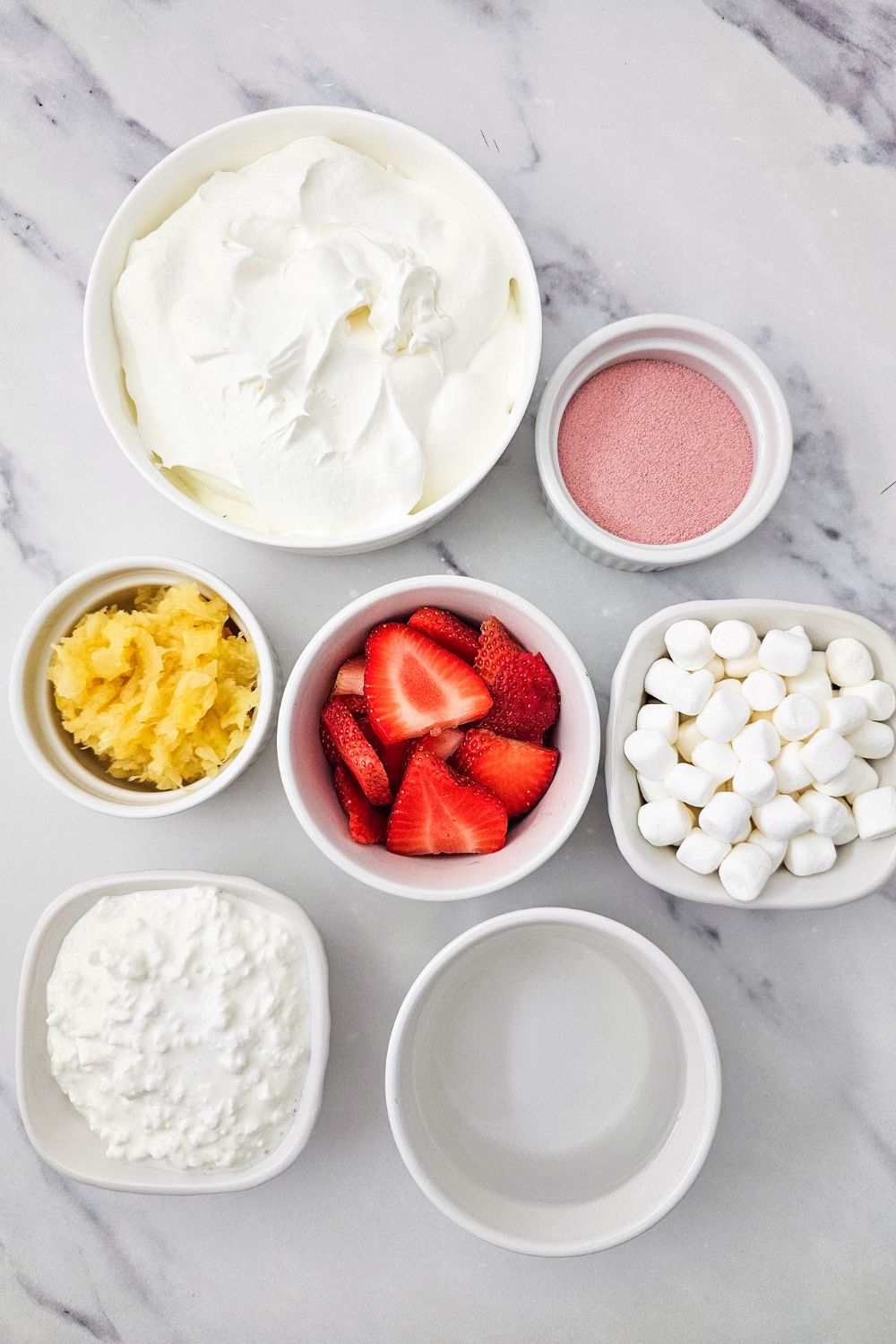 Pink Strawberry Fluff Salad - An Old Fashioned Favorite