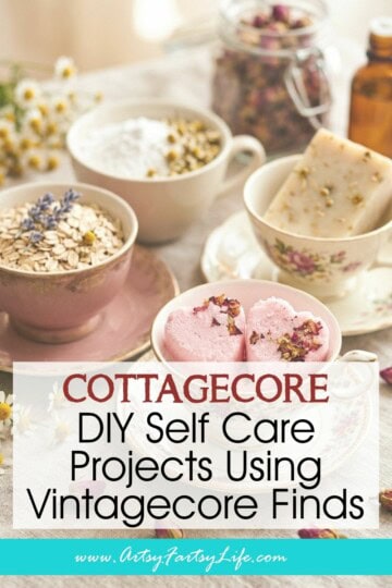 DIY Self Care Projects Using Vintagecore Finds: Thrift Store Treasures for a Cozy Self-Care Sanctuary