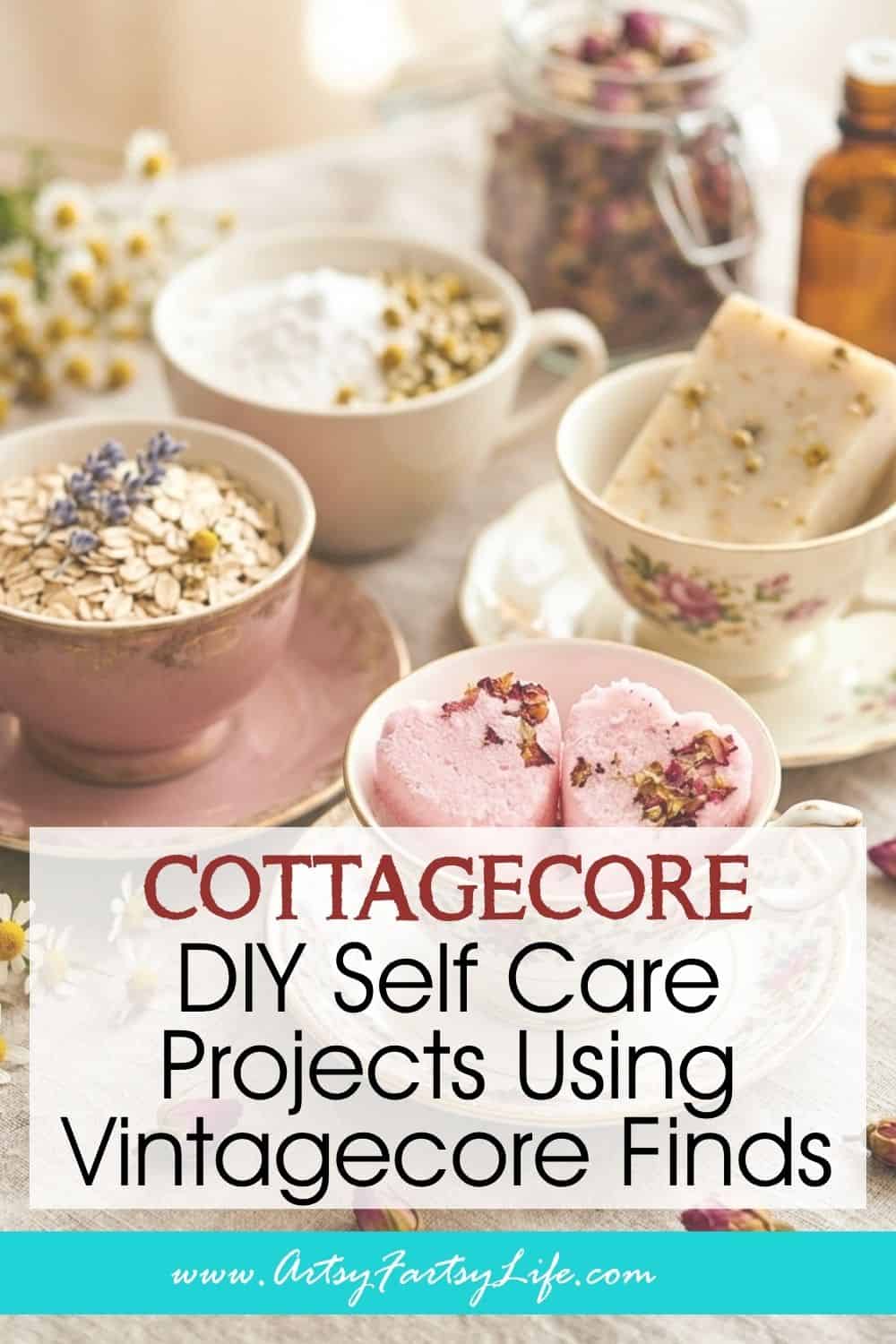 DIY Self Care Projects Using Vintagecore Finds: Thrift Store Treasures for a Cozy Self-Care Sanctuary