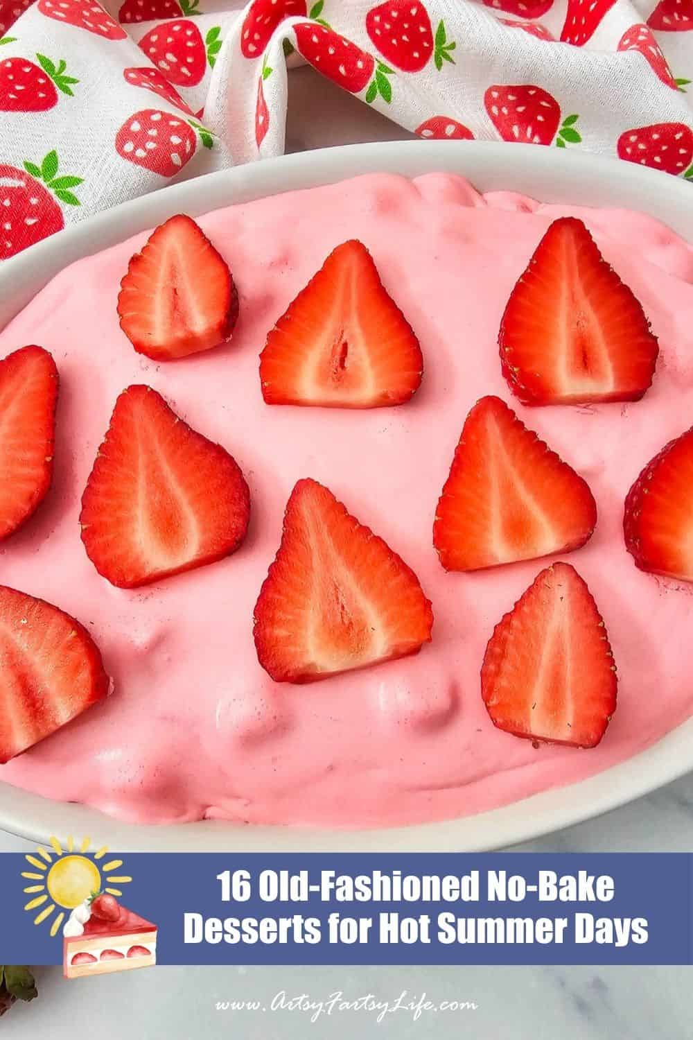 Old-Fashioned Pink Strawberry Fluff Salad 