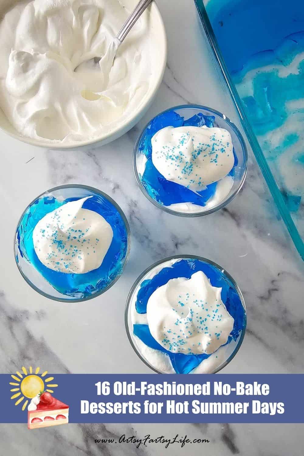 Blueberry Cool Whip Mousse - Super Easy No Bake Dessert 