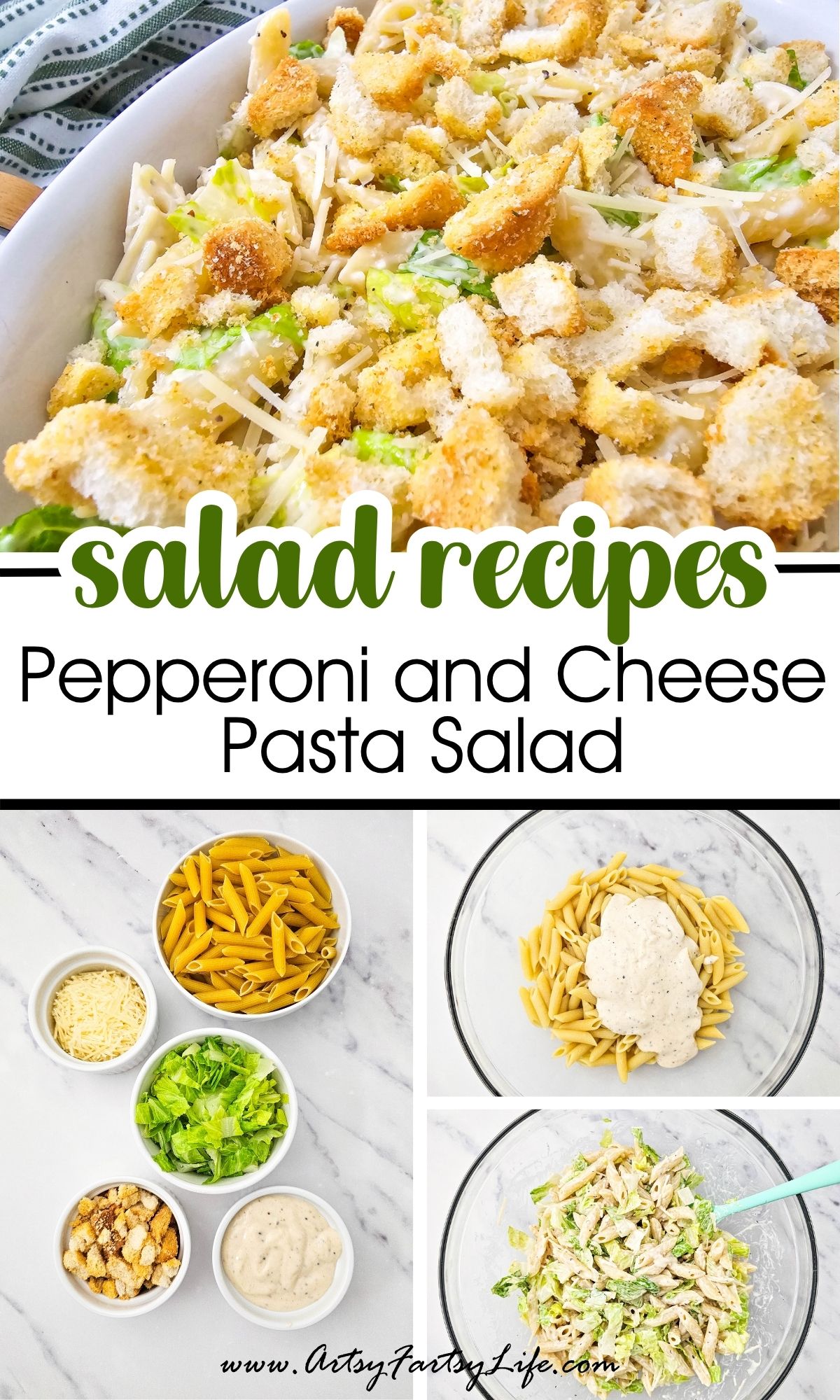 Your Favorite Caesar Salad - Now in Pasta Form!