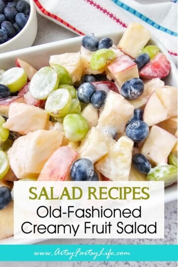 Old-Fashioned Creamy Fruit Salad Made a Little Lighter
