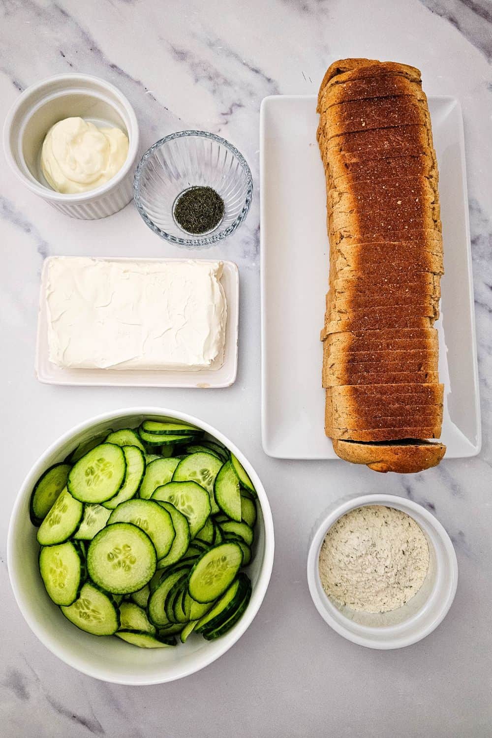Cream Cheese Cucumber Sandwiches (Cottagecore Dreams on a Budget)