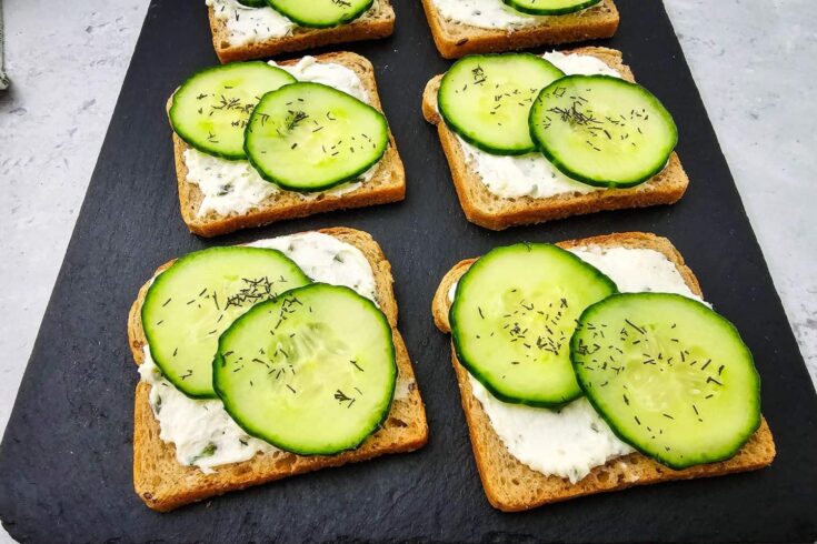 Cream Cheese Cucumber Sandwiches (Cottagecore Dreams on a Budget)