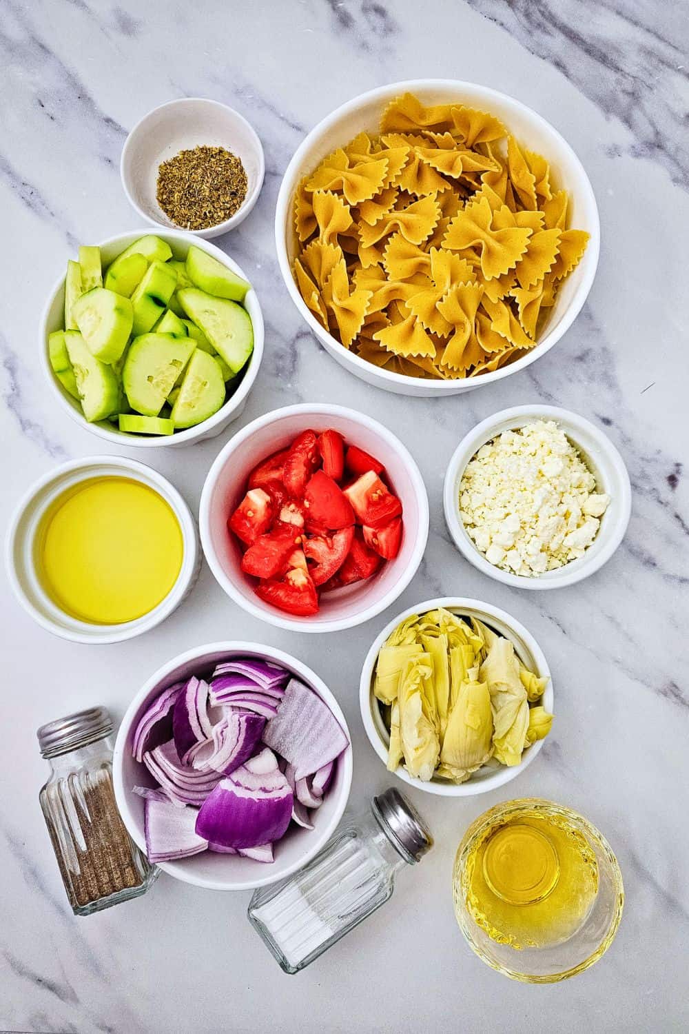 Fresh, Bright, and So Easy Feta and Artichoke Greek Pasta Salad