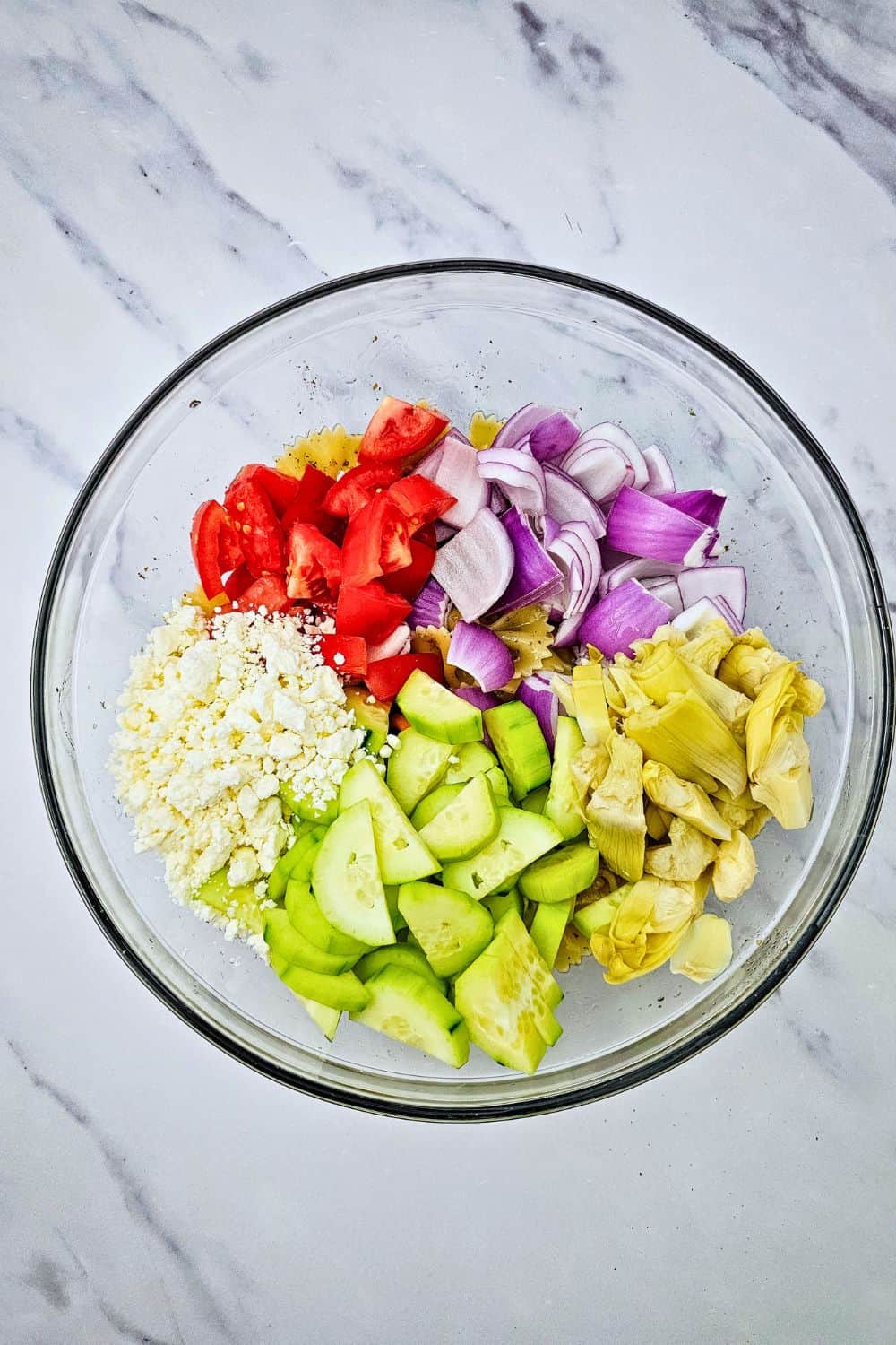 Fresh, Bright, and So Easy Feta and Artichoke Greek Pasta Salad