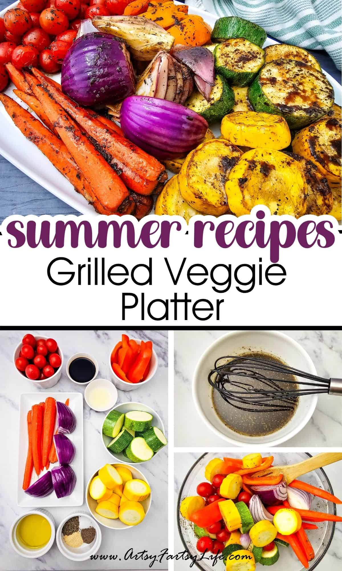 Grilled Veggie Platter - The Summer Cookout Side Dish That Steals the Show