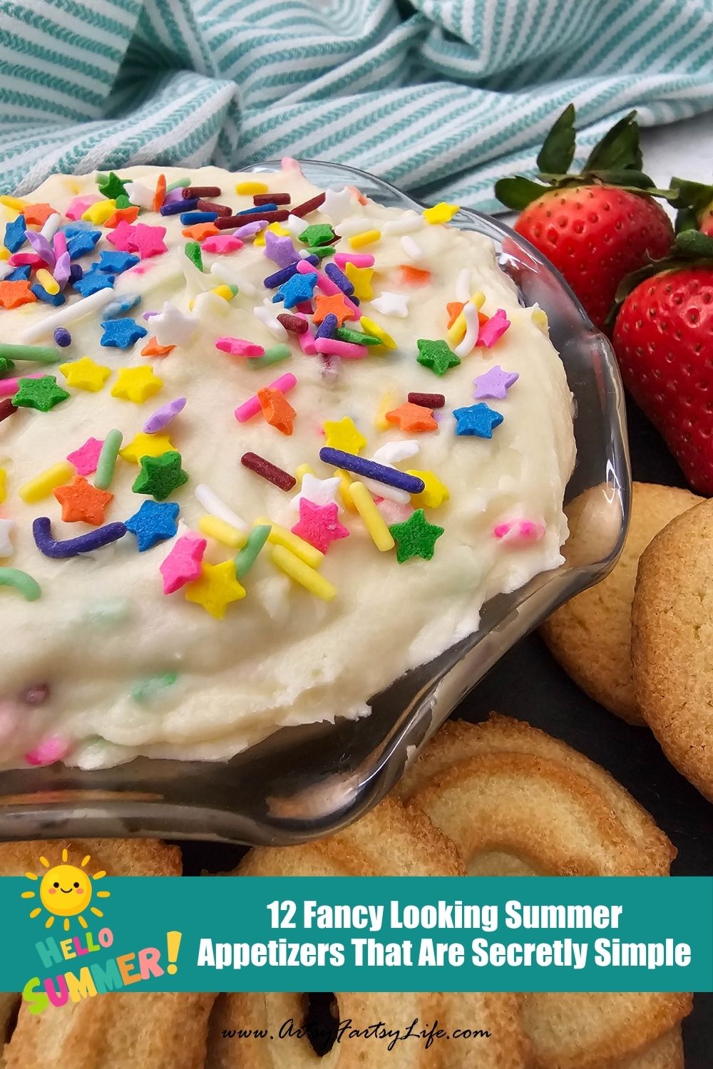 Confetti Dessert Dip - 12 Fancy Summer Appetizers That Are Secretly So Simple