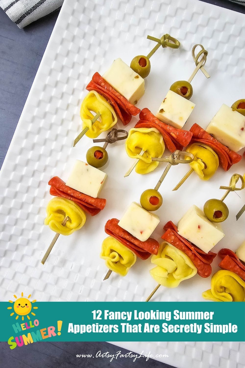Tortellini Antipasto Skewers - 12 Fancy Summer Appetizers That Are Secretly So Simple