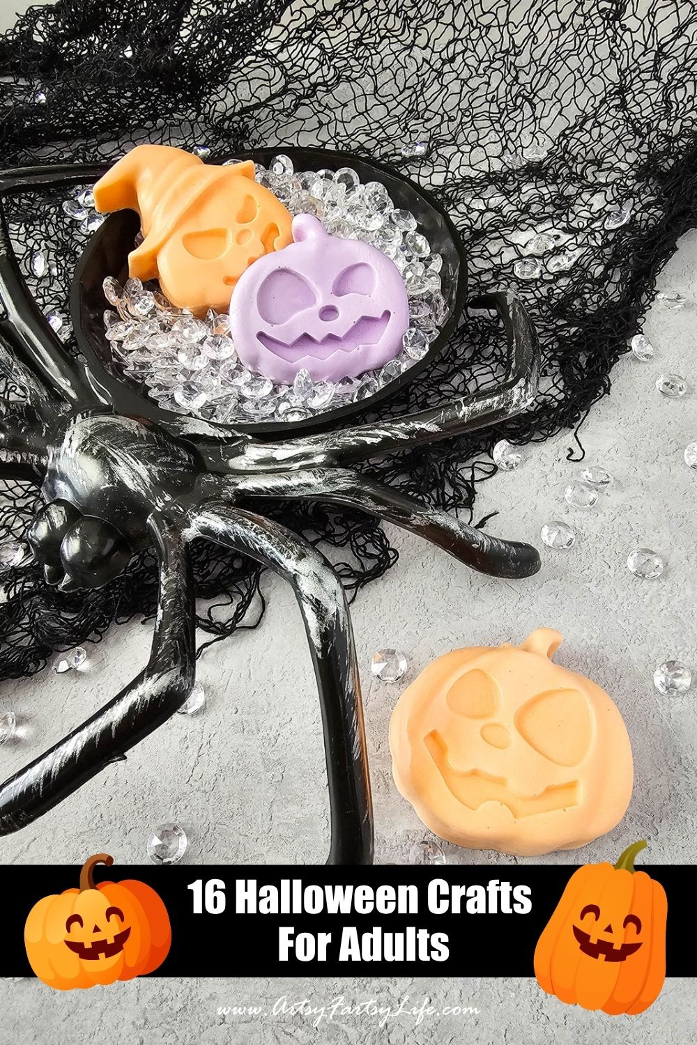 DIY Halloween Soap – Jack O' Lantern Melt and Pour - Halloween Adult Crafts