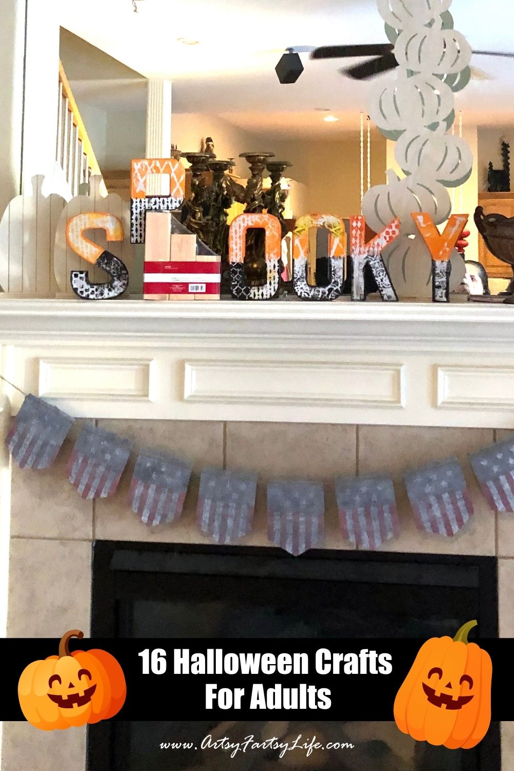Spooky Halloween Paper Mache DIY Decoration - Halloween Adult Crafts DIY