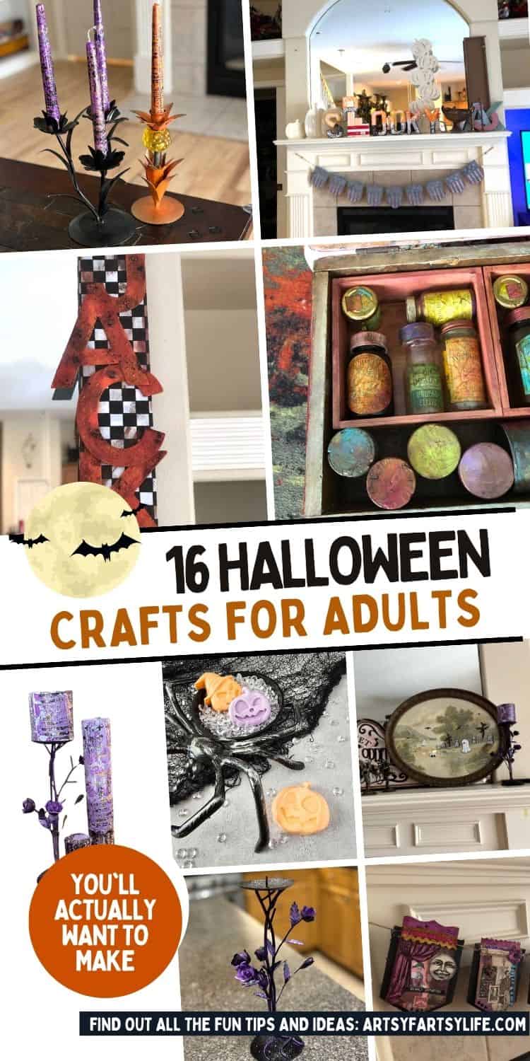 16 Easy Halloween Crafts for Adults - Try Them Tonight!