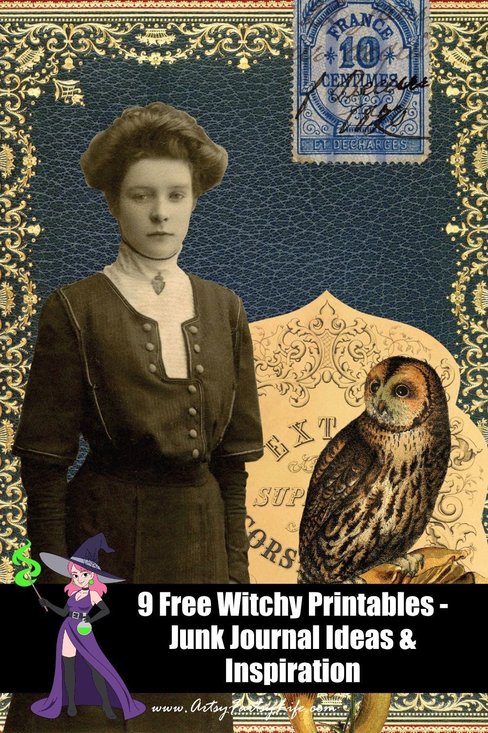 Creepy Ladies – Free Dark Academia Journal Covers