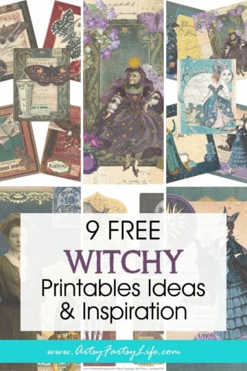 9 Free Witchy Printables - Junk Journal Ideas & Inspiration