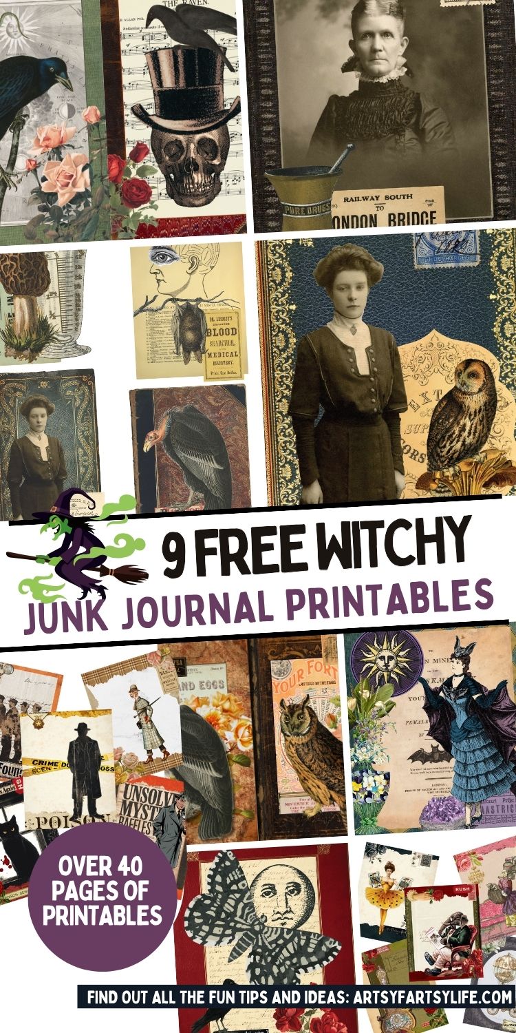 9 Free Witchy Printables - Junk Journal Ideas & Inspiration