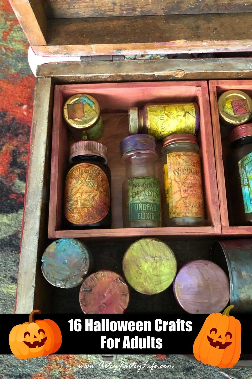 Faux Vintage Apothecary Labels - Halloween Adult Crafts DIY