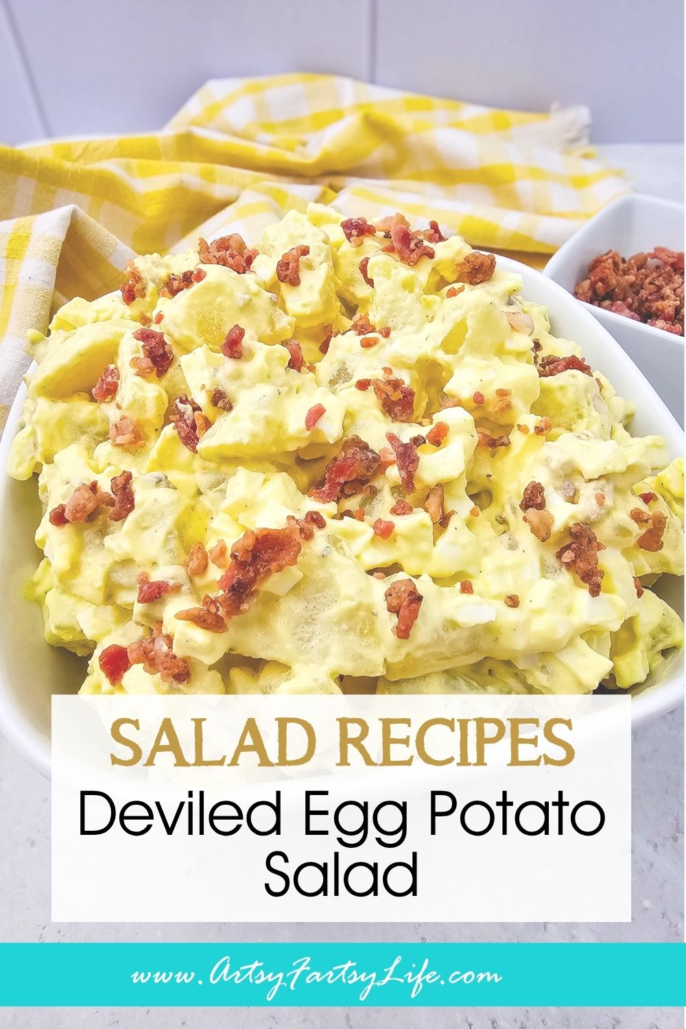 Deviled Egg Potato Salad (Two Old Fashioned Classics, One Bowl)