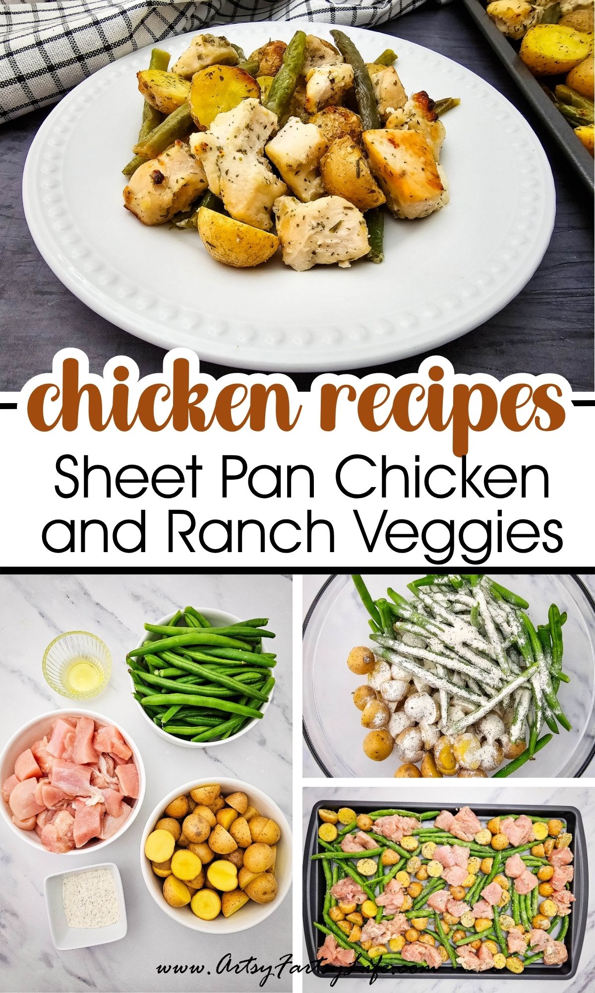 Fast, Fuss-Free Sheet Pan Chicken and Ranch Veggies