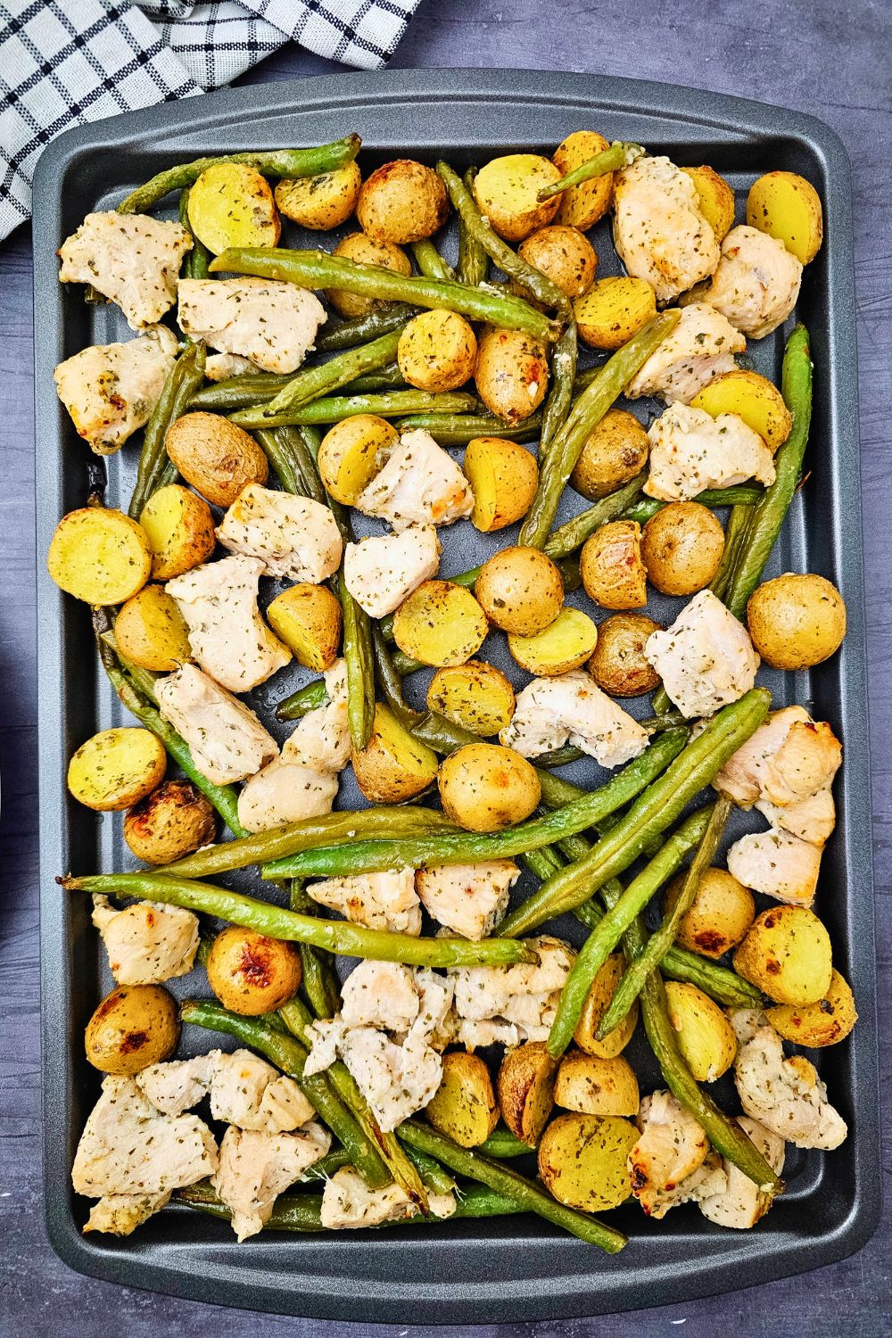 Fast, Fuss-Free Sheet Pan Chicken and Ranch Veggies