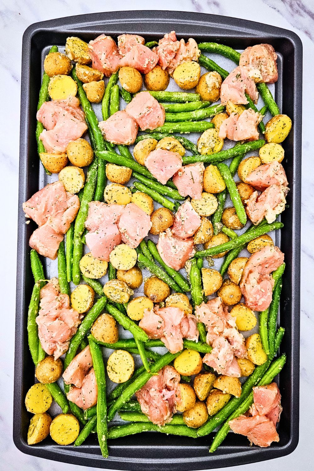 Fast, Fuss-Free Sheet Pan Chicken and Ranch Veggies