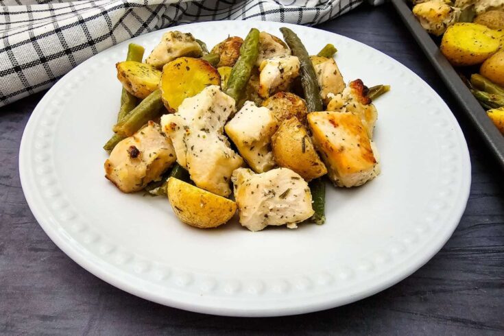 Sheet Pan Chicken and Ranch Veggies