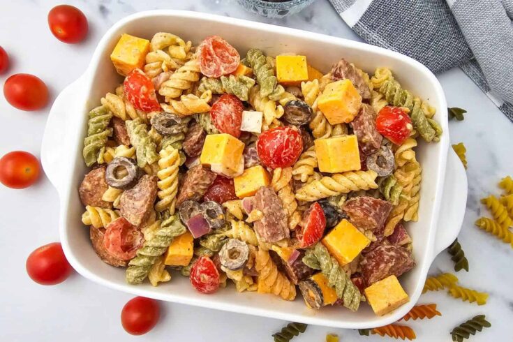 BBQ Smoked Sausage Pasta Salad