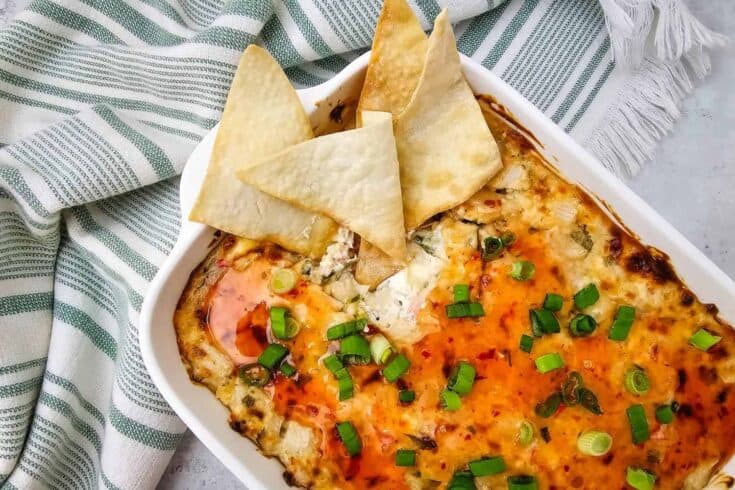Old Fashioned Baked Crab Rangoon Party Dip