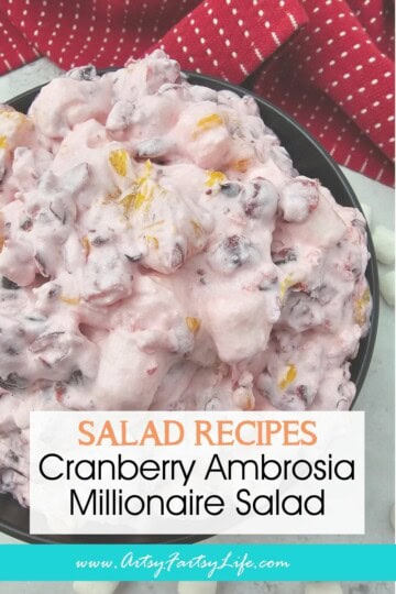 Old Fashioned Millionaire Cranberry Salad