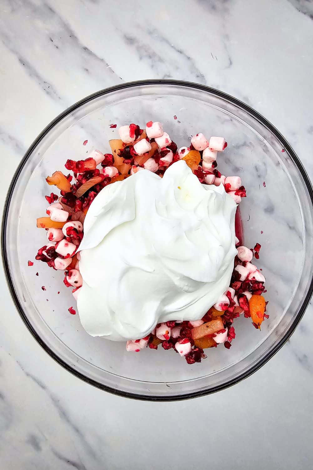 Old Fashioned Millionaire Cranberry Salad