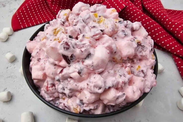 Old Fashioned Millionaire Cranberry Salad
