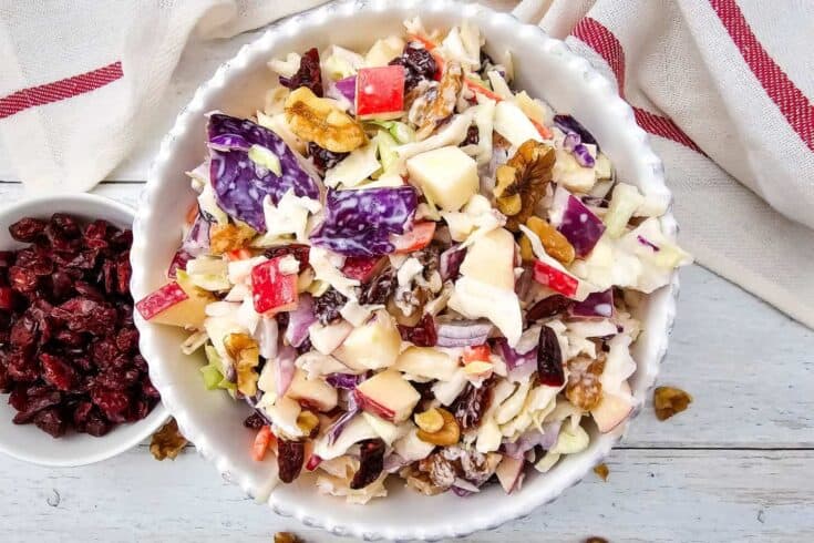 Apple Cranberry Coleslaw