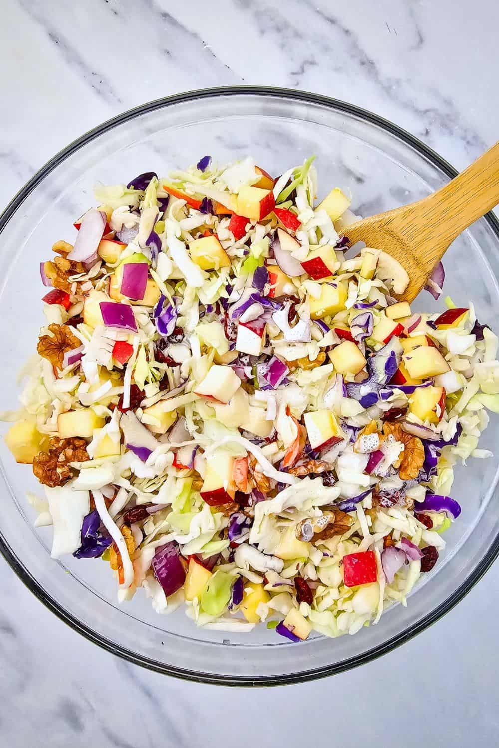 Apple Cranberry Coleslaw – Crisp, Sweet & Tangy Side Dish