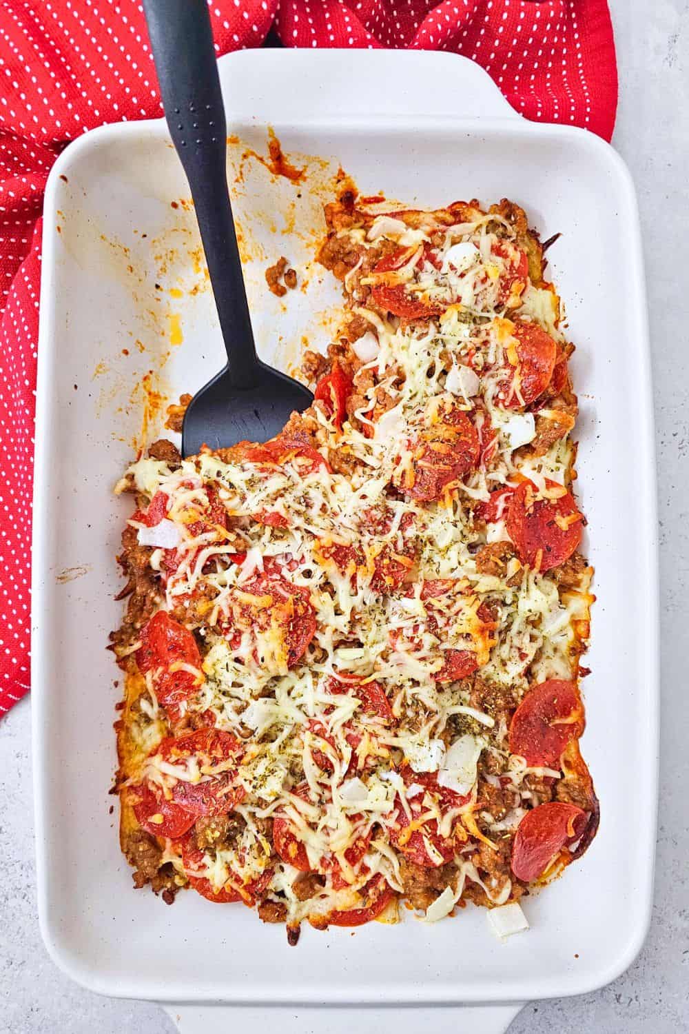 Easy Bubble Up Pizza Casserole - Cheesy Weeknight Dinner!