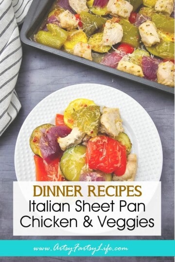 Easy Sheet Pan Chicken and Veggies - One Pan Meal